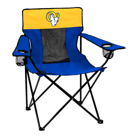 LOGO BRANDS LA Rams Navy/White Elite Chair 629-12E-1